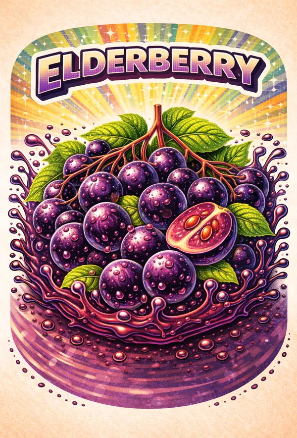 Bulk elderberry ingredients: frozen, concentrate, NFC juice, powder